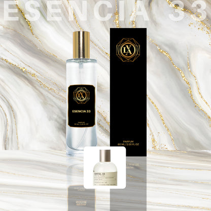 Escencia 33 (inspirado en Santal 33 Le Labo)